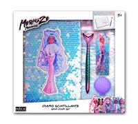 Nice Group Mermaid Mermaze Diary Set-Journal des Filles Sirène avec Stylo, signet et brillant à lèvres Coquille, 27003