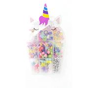 Nice Group - Unicorn Pocket Box - 1 Kit de Perles colorées et multiformes, sur Le thème de la Licorne, pour Enfants - 87021