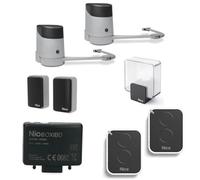 Nice HOPPKIT-BD Kit Automatisme pour Portail battant avec vantaux jusqu'à 2.4m HOPPBDKCE