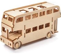 NICE IDEA Puzzle en bois modèle 3D Bus D002