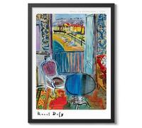 Nice, Impression d'art Le Guéridon Raoul Dufy, affiche de peinture d'art vintage, exposition d'art impressionnisme, art mural moderne, décoration d'intérieur minimaliste, œuvre d'art, 50 x 70 cm