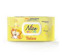 Nice - Lingettes nettoyantes pour enfants et nourrissons - Avec camomille et glycérine - Parfum doux au talc - Testé dermatologiquement - Format : 72 Lingettes -