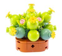 Nice Mattoncini - Exotic Plants - Ensemble de Construction en Blocs de la Plante Conophytum - Cod 78042
