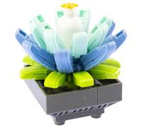 Nice Mattoncini - Exotic Plants - Ensemble de Construction en Blocs de la Plante Echeveria - cod 78047