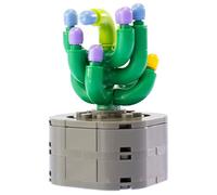 Nice Mattoncini - Exotic Plants - Ensemble de Construction en Blocs de la Plante Sanseveria Velvet - Code 78048