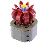 Nice Mattoncini - Exotic Plants - Ensemble de Construction en Blocs de la Plante Stapela Flavirostris - Cod 78050
