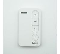 Nice Mini DOMI 1 Blanc - Télécommande compacte 1 Canal pour Volets, Stores, portails et garages - Technologie bidirectionnelle - 433,92 MHz - O-Code & Yubii Home + 1 Goodies DOMOBIP