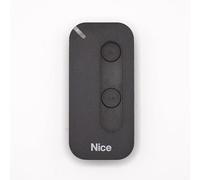 NICE MyGo2 - Télécommande 2 canaux noir pour Portails et Porte de Garage - 433,92MHz - Remplace les Gamme FLOR-S, ONE, et FLORE + 1 Goodies DOMOBIP (MYGO 2)