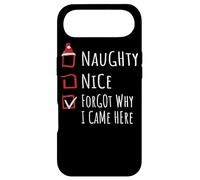 Nice Naughty Forgot Why I Came Here List Shirt Xmas Coque pour iPhone Air