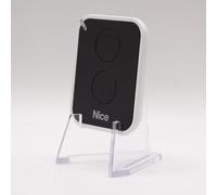 NICE ON2E - Télécommande 2 canaux noir et blanc pour portails et garage - Rolling Code O-Code/One 433,92 MHz - Émetteur officiel certifié + 1 Goodies DOMOBIP (Lot de 5)
