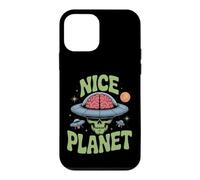 Nice Planet Crâne OVNI rétro Extraterrestre Coque pour iPhone 12 Mini