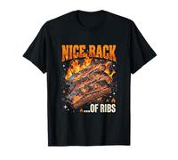 Nice Rack ... of Ribs BBQ Smoker Smoked Meat Humour T-Shirt