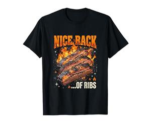 Nice Rack ... of Ribs BBQ Smoker Smoked Meat Humour T-Shirt