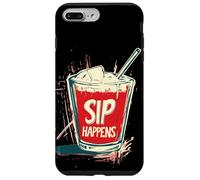 Nice Sip Happens pour des Bars et des Nuits Amusants Coque pour iPhone 7 Plus/8 Plus