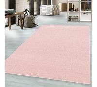 Nice tapis velours bouclé rectangulaire 60x100cm rose 1800