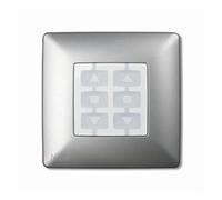 NICE - Télécommande / Emetteur NiceOpla plaque murale carré aluminium NICE - WSA