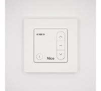 Nice - Télécommande murale Domì w1 - Emetteur mural bidirectionnel pour volets roulants - Fréquence 433.92 mhz - 3 boutons - Remplace l'ancienne gamme ERA W1