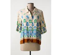 nice things chemisiers et blouses femme de couleur beige 42