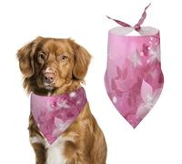 Nice Tuan Bandana triangulaire pour chien en polyester lavable pour chiens et chats de taille moyenne et grande