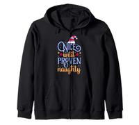 Nice Until Proven Naughty, Guilty Christmas Party Women Men Sweat à Capuche