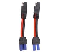 Nicear 2 Pièces Connecteur Fiche Mâle Femelle EC5 Vers SAE Adaptateur D Extension De Câble D Alimentation Automobile Fils Moteur Voiture Panneau Solaire Batteries