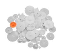 Nicear 64pcs Plastic Gear Set Assembly for RC Motor Gears Mini Robot Gears Gear Replacement Parts for DIY RC Drone Car Helicopter Model Building