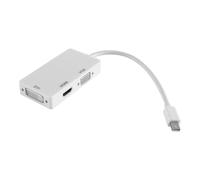 Nicear Adaptateur 3 en 1 Mini DisplayPort vers HDMI, DVI, VGA, résolution 4K pour ordinateurs portables Mini DisplayPort (2010-2017) et Thunderbolt 2 (2010-2015).