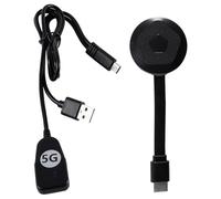 Nicear Adaptateur D'affichage HDMI Sans Fil 4K, Double Décodeur H.265/HEVC, AirPlay/Miracast/DLNA/AirMirror, Adaptateur Android/iOS/Windows/Mac/projecteur, Mise En Miroir D'écran Sans Décalage