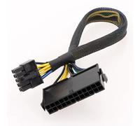 Nicear Adaptateur d'alimentation Secteur ATX 24 Broches vers 14 Broches, câble gainé tressé de 20 cm pour PC et serveurs