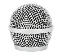 Nicear Bonnette Anti-Vent de Remplacement pour tête de Microphone en Acier Inoxydable pour PG48, PG58, PGX2, BLX288, PG24, BETA58A, SM58, avec Filtre en Mousse intégré 31 mm x 51 mm