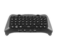 Nicear Clavier rétroéclairé vert pour console de jeu, 5 manettes, accessoires pour manettes, mini clavier sans fil, panneau de discussion, prise audio 3,5 mm