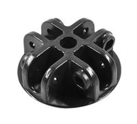Nicear Connecteur De Toit De Tonnelle Escamotable 4 Voies - Support De Remplacement Robuste Pour Tentes À Baldaquin, Raccord Central Universel, Pièce De Rechange Noire En PA6