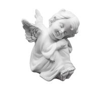 Nicear Figurine Chérubins Anges Petites Statues D Ange Endormi Sculpture Adorable Résine Chérubins Ange Blanc Pour Décoration Intérieure Extérieure Maison Jardin Droite