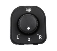 Nicear Interrupteur de Commande de rétroviseur latéral Compatible avec Golf MK5 MK6 CC Plus Sharan Tiguan Passat 1K0959565F 1K0959565H 1K0959565K Bouton de réglage du rétroviseur Noir