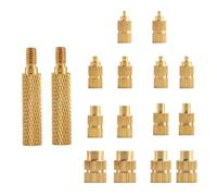 Nicear Jeu de pannes de Fer à souder pressées à Chaud M2 M2.5 M3 M4 M5 M6 M8 pour imprimante 3D, Inserts filetés compatibles avec Weller SP40NUS Hakko FX-888D 900M T18