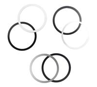 Nicear Kit De 6 Entretoises De Pédalier En Aluminium De 30 Mm Pour VTT BB86/91/92/BB30/PF30, Pièces De Pédalier Pour Vélo De Route, Jeu D'entretoises De Pédalier