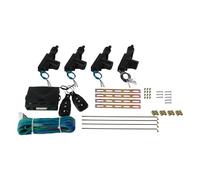 Nicear Kit de verrouillage centralisé universel pour voiture, 4 portes, avec télécommande et accessoires, noir