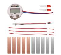 Nicear Kit d'expérimentation de Batterie de Fruits 1 Ensemble Ensemble Scientifique de Batterie de Pomme de Terre Alimentation par Batterie d'agrumes Batterie électromagnétique de Citron avec méta