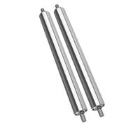 Nicear Lot De 2 Rouleaux De Convoyeur En Acier Inoxydable Rouleau D'alimentation Par Gravité De 240 Mm, Extrémités Galvanisées, Diamètre De 25 Mm Pour Entrepôts Industriels Et Chaînes De Montage