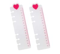 Nicear Lot de 2 séparateurs d'index A6 à 6 trous, marque-pages, carnet de notes, agenda, pour amoureux des livres