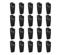 Nicear Lot De 20 Pinces À Cintre Antidérapantes En Velours Floquées Pour Cintres Fins, Forte Adhérence, Pour Serviettes, Manteaux, Pantalons, Jupes, Noir
