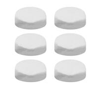 Nicear Lot de 6 éponges en céramique avec noyau en laine de fibre 8,6 x 8,6 x 2,8 cm pour cheminée au bioéthanol, cheminée de table en gel d'intérieur