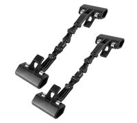 Nicear Pince porte-copie réglable, pliable et rotative, accessoire de chevalet, pince à peinture à double tête (23 x 8 cm)