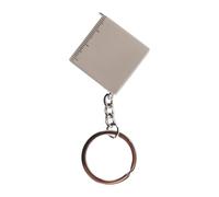 Nicear Porte-clés à ruban à mesurer, mini règle en acier mesurant 1 mètre, ruban à mesurer entièrement en métal, adapté à la maison, au bureau, à l'école