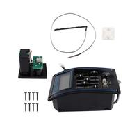 Nicear PréAmpli Guitare Acoustique Lcd 5 Bandes Avec Accordeur Et Micro PiéZo - SystèMe D'Ampli PréCâBlé En MéTal/Plastique Emplacement Pour Pile 9 V Commandes Sonores PrêTes Pour La ScèNe