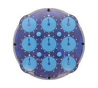 Nicear Puzzle D'horloge Cube Magnétique - Mécanisme D'engrenage 3D Double Face Avec Tension Réglable Activité Bleue Transparente Pour Le Développement Cognitif Et La Réduction Du Stress (11,1 Cm)