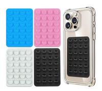 NiceBest 4 Pcs Ventouse Telephone Portable, Ventouse Telephone en Silicone, Ventouse pour Telephone pour Tous Les Modèles de Téléphones