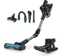 Niceboy ION Hurricane H7, Aspirateur-balai 2 en 1, sans sac, noir, bleu, sec, HEPA, cyclonique