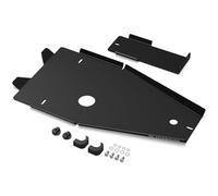 NICECNC Black Chassis Skid Guard Aluminium Compatible with Raptor 700 YFM700 2006-2011 2013-2026, Raptor 700R YFM700R 2012 2013 2014 2015-2026, Voir Fittings