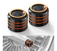NICECNC Cache-moyeu AvantCompatibile with Harley Sportster 1200 Roadster XL1200R, Forty Eight Dark Custom XL1200X, Voir compatibilité, Orange